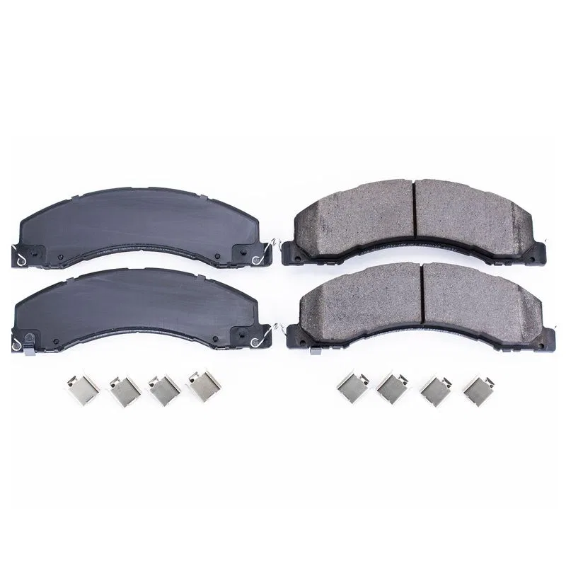17-1335 – POWERSTOP Brake Pad, FMSI Number D1335 Ceramic Brake Pads Set Of 4 With Premium Stainless Steel Hardware